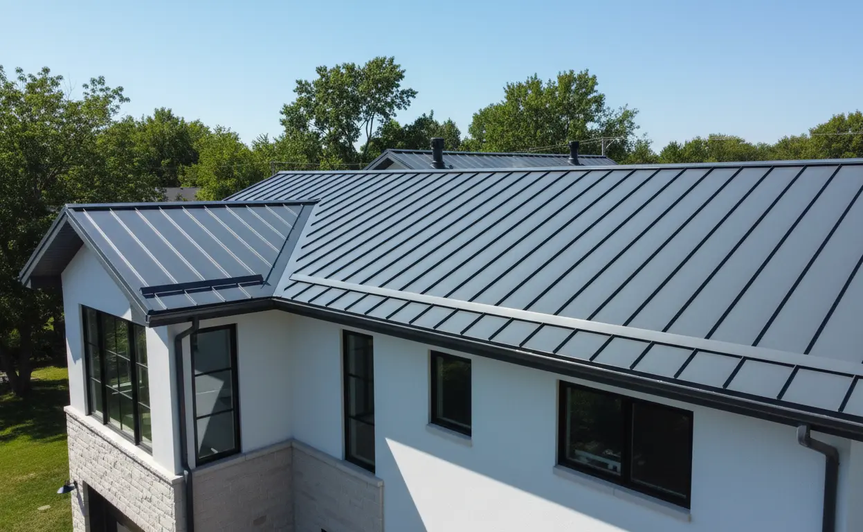 Residential roofing project